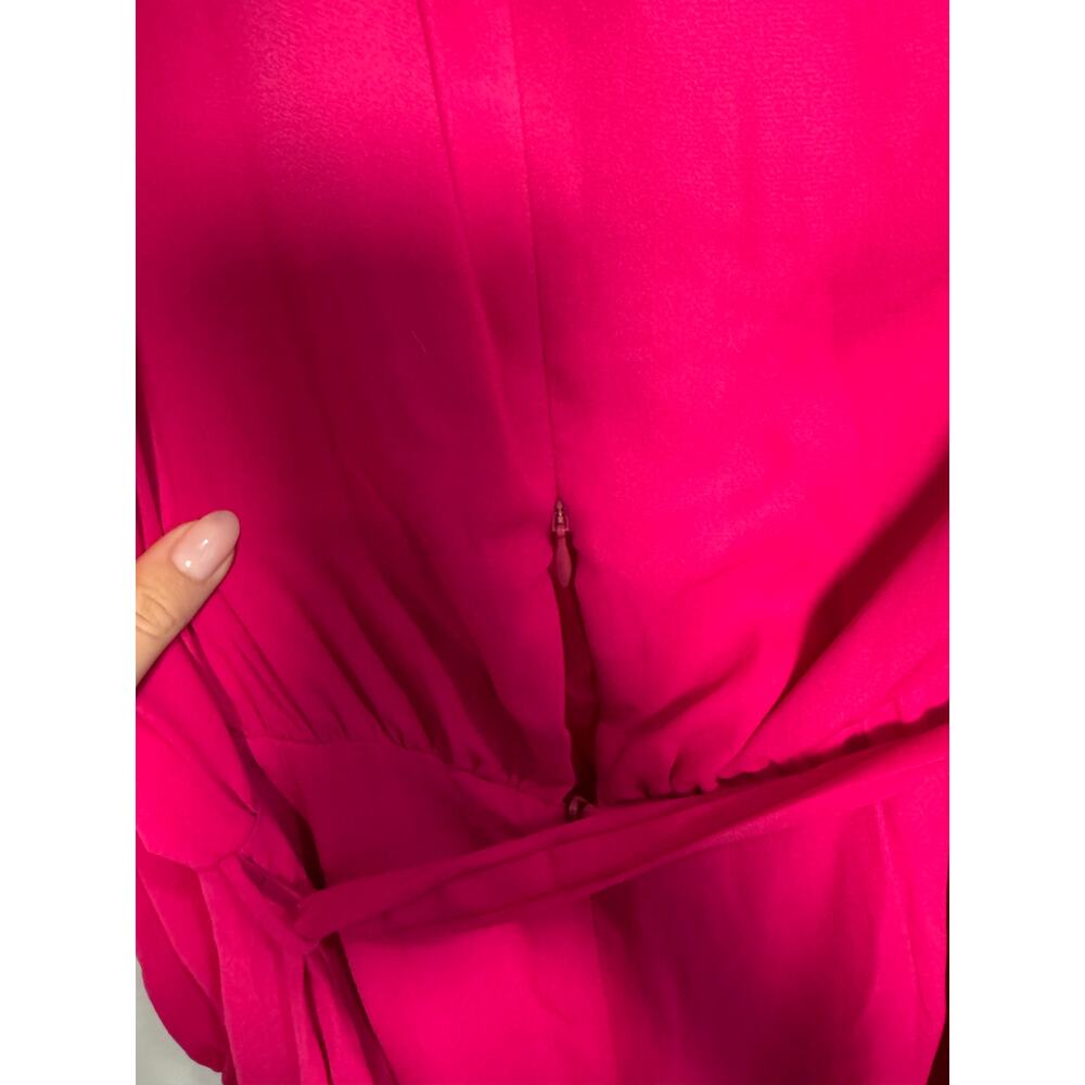 Krisa | One-Shoulder Ruffle Mini Dress - Picture 7 of 9